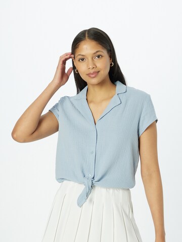 ONLY Blouse 'THYRA' in Blauw: voorkant