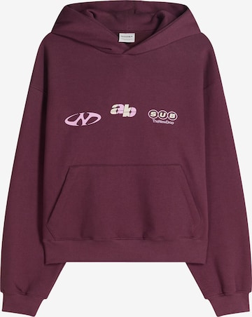 Bershka Bluzka sportowa w kolorze czerwony: przód