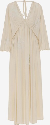 Robe NOCTURNE en beige : devant