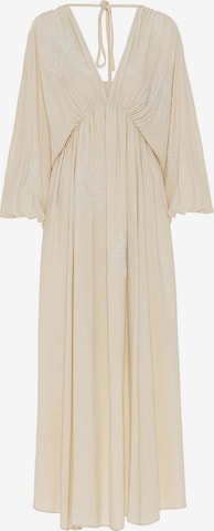 Robe NOCTURNE en beige : devant