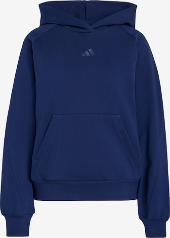 zils ADIDAS SPORTSWEAR Sportiska tipa džemperis: no priekšpuses
