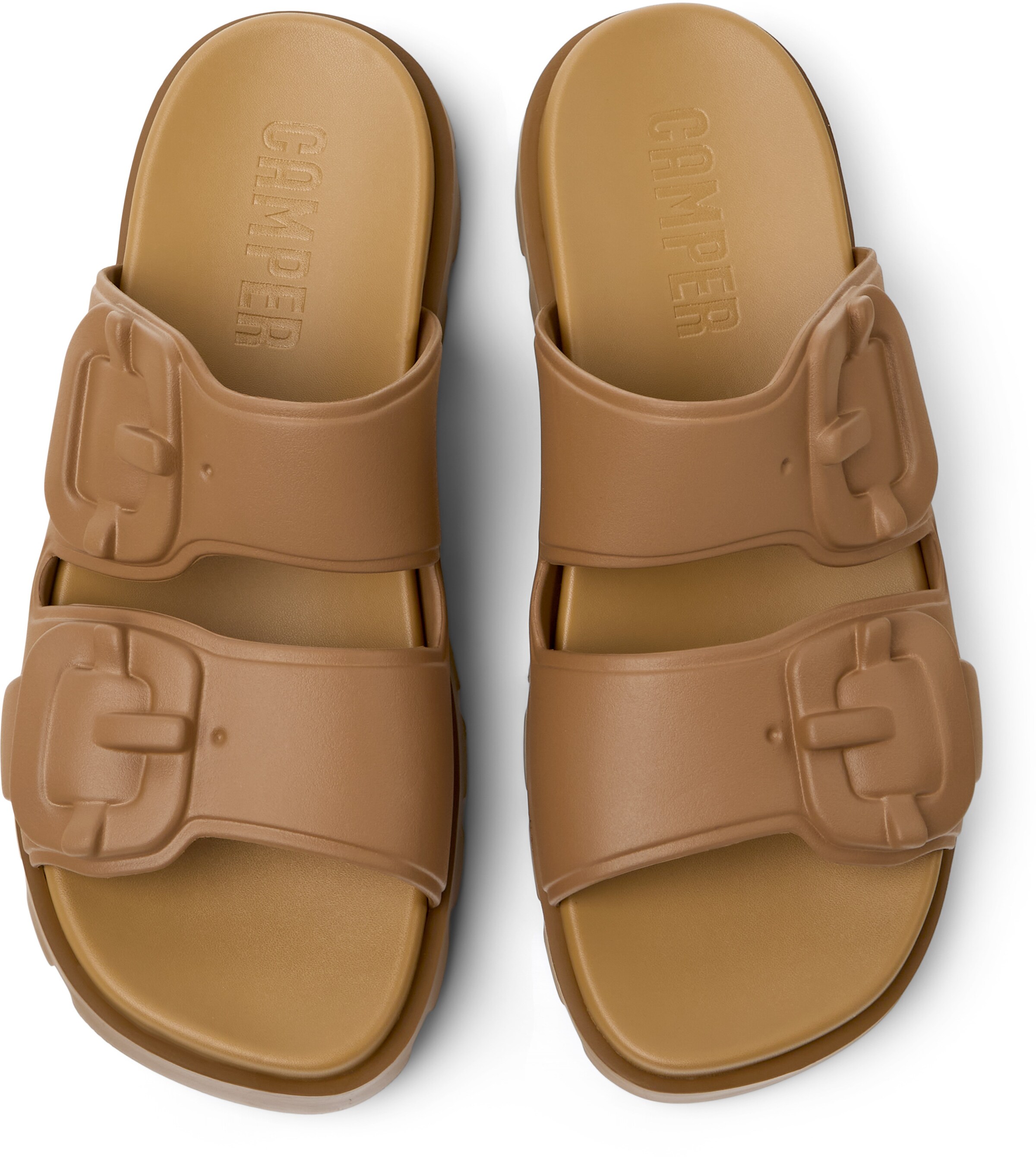 CAMPER Muiltjes 'Brutus' in Bruin