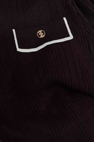 Salsa Jeans Gebreide jurk in Bruin