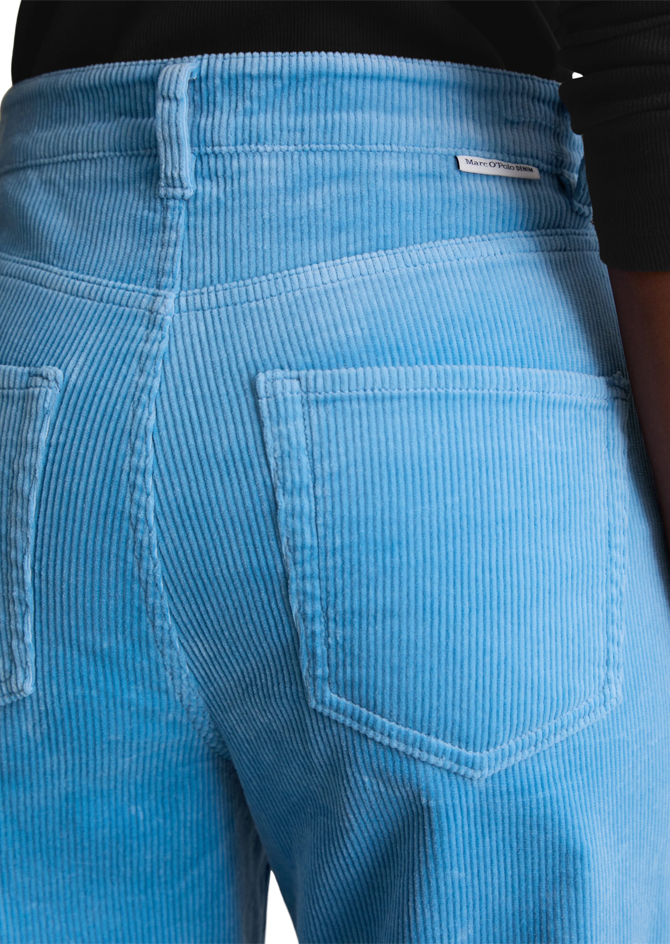 Marc O'Polo DENIM Široký strih Nohavice 'Tomma' - Modrá