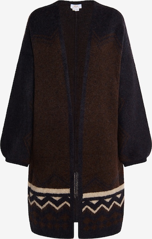 usha FESTIVAL Knit Cardigan in Brown: front