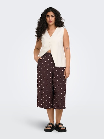 ONLY Carmakoma Regular Broek 'CARCarrie' in Bruin
