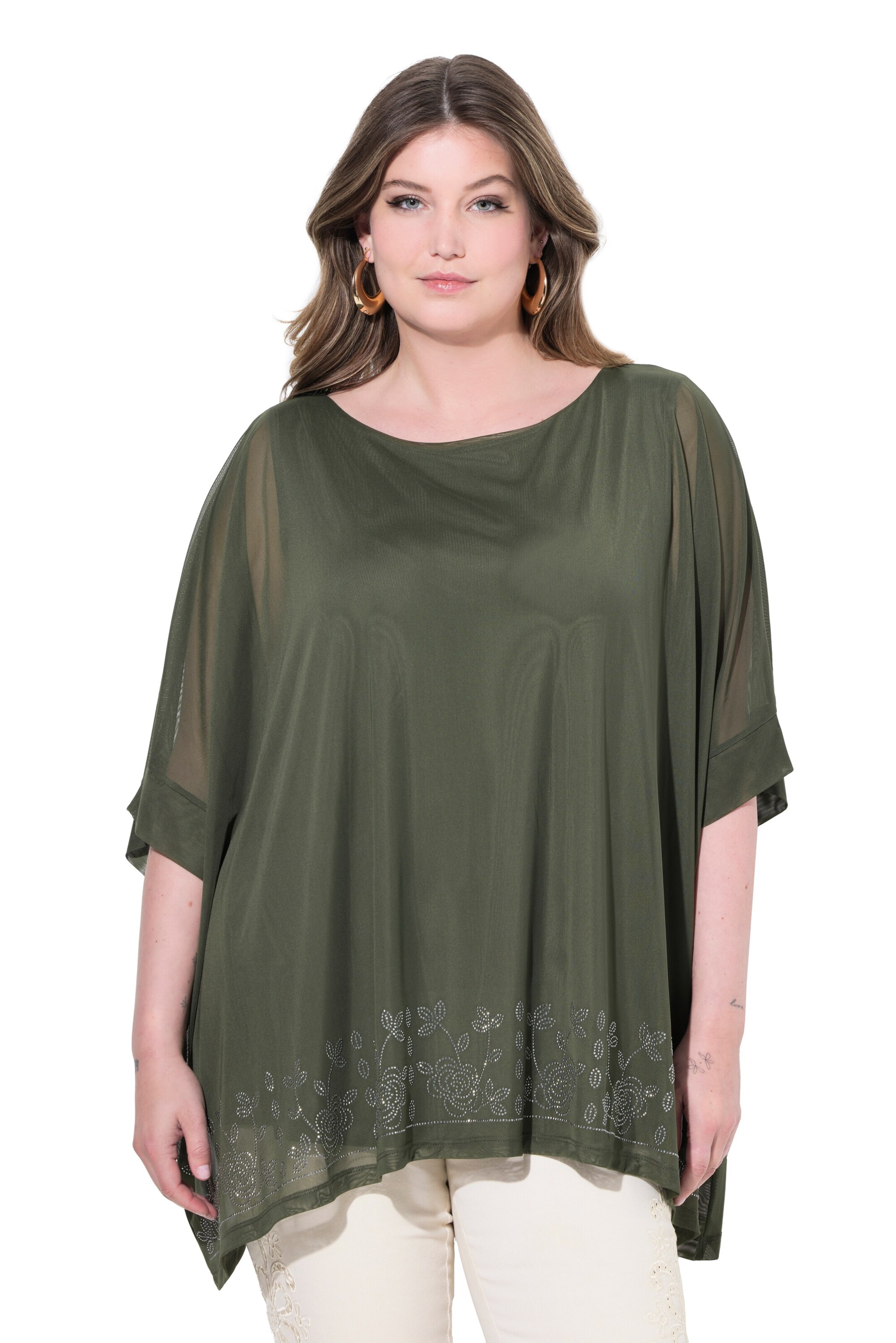MIAMODA Blouse in Groen: voorkant
