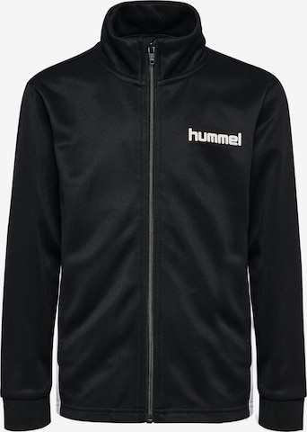 Hummel Sportjas in Zwart: voorkant