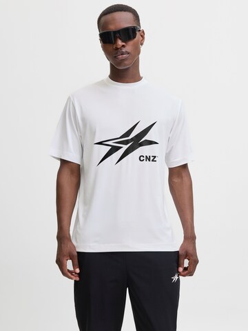 JACK & JONES - Camiseta 'JCOCNZAMSTERDAM' en blanco: frente
