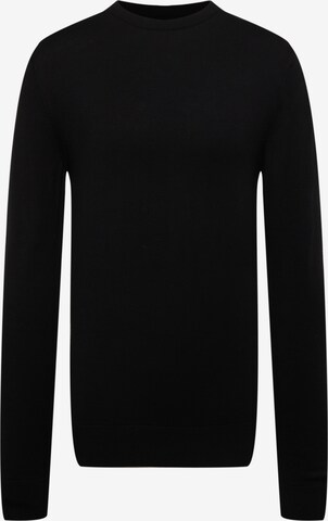 ABOUT YOU x Alvaro Soler Sweater 'Ian' in Black: front