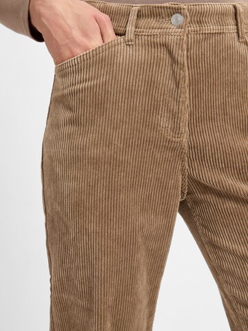 Marie Lund Loosefit Broek in Bruin