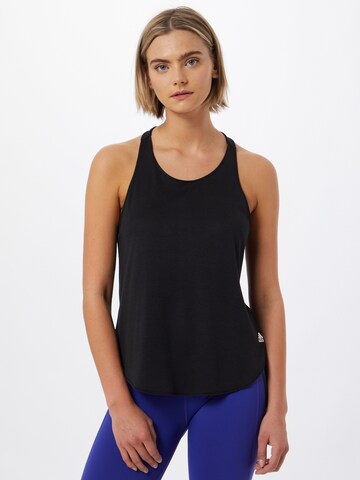 ADIDAS SPORTSWEAR Sporttop 'Go To 2.0' in Zwart: voorkant