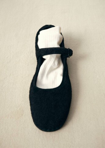 MANGO TEEN Ballet Flats with Strap 'Nice' in Black