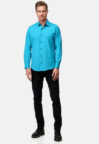 Rusty Neal Regular fit Overhemd in Blauw
