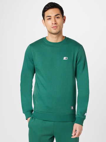 Sweat-shirt 'Essential' Starter Black Label en vert : devant