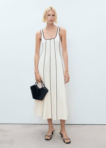 MANGO Kleid 'Bico' in Beige: Vorderseite