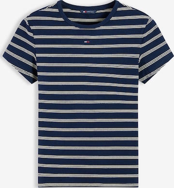 Tommy Jeans Koszulka 'ESSENTIAL' w kolorze niebieski: przód