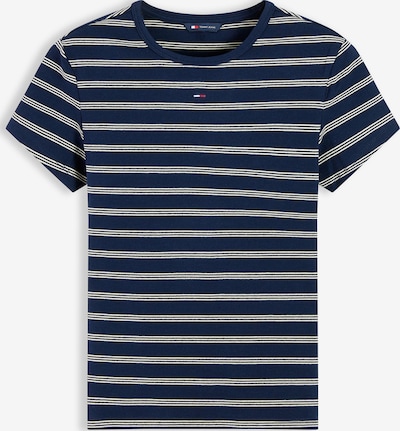 XXS dydžio Marškinėliai 'ESSENTIAL' iš Tommy Jeans, spalva – tamsiai mėlyna / balta, Prekių apžvalga