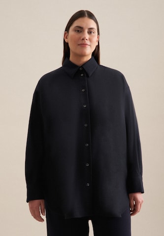 SEIDENSTICKER Blouse in Blauw: voorkant