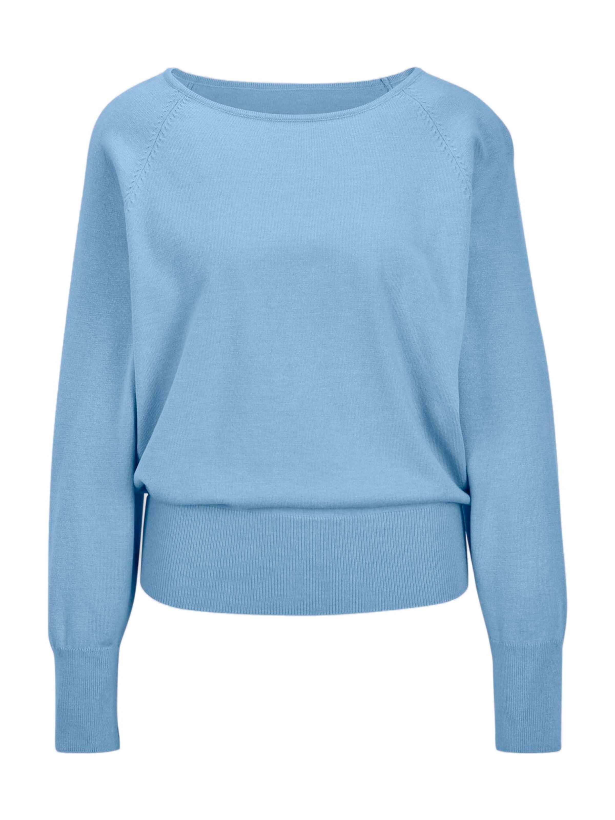 MADELEINE Pullover in Blau: Vorderseite