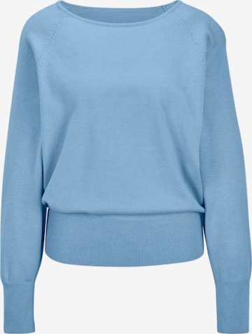 Pull-over MADELEINE en bleu : devant