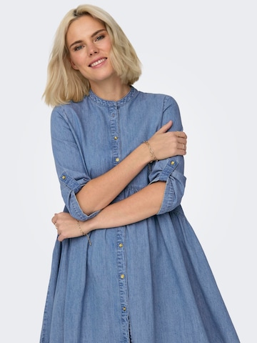 ONLY Shirt Dress 'Chicago' in Blue