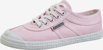 KAWASAKI Sneakers laag in Roze: voorkant