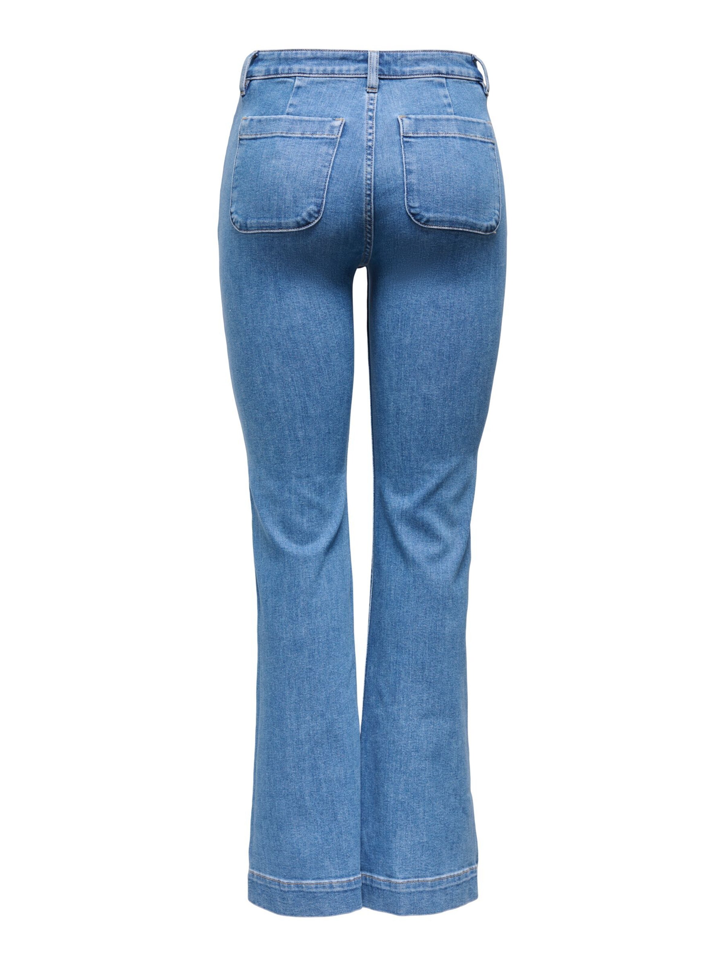 ONLY Flared Jeans 'ONLMadison' in Blauw
