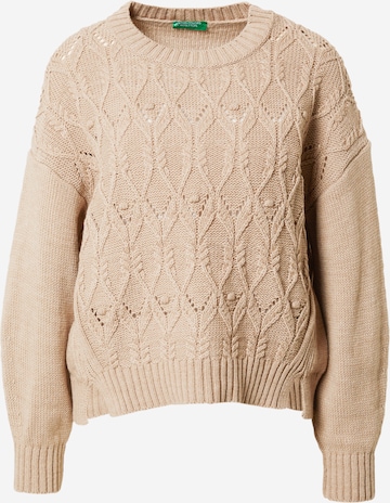 Pullover di UNITED COLORS OF BENETTON in beige: frontale