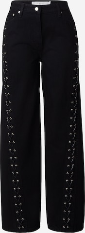 Wide leg Pantaloni di IRO in nero: frontale