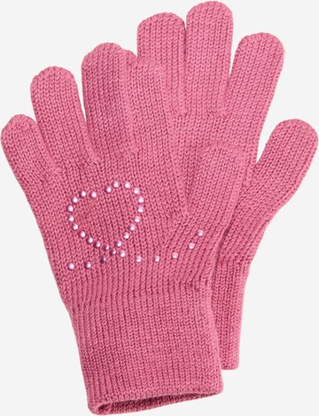 s.Oliver Gloves in Pink: front