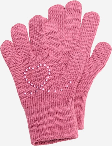 s.Oliver Gloves in Pink: front