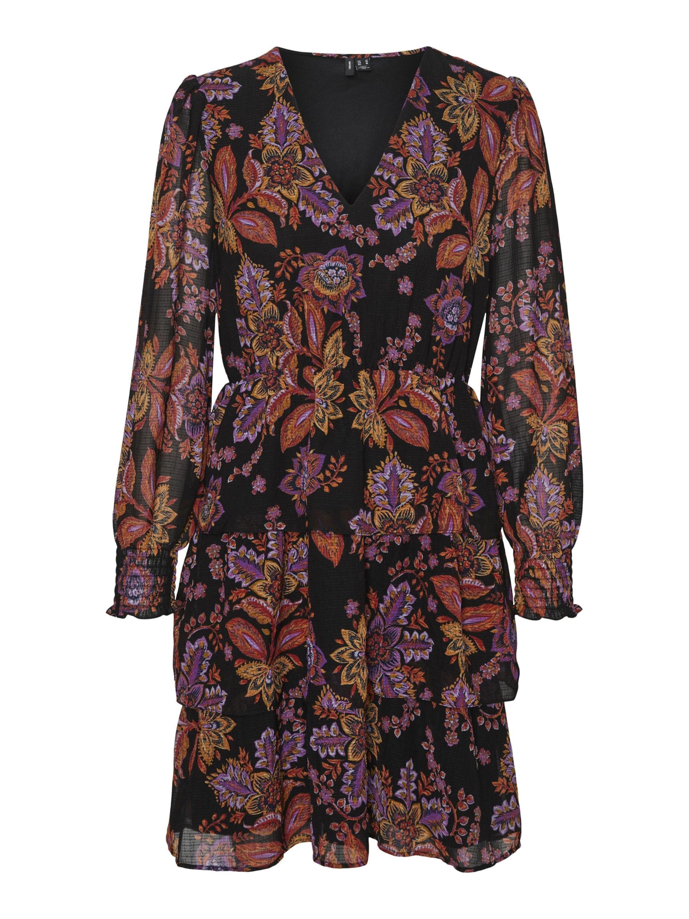 VERO MODA Šaty 'Kara' - Čierna: predná strana