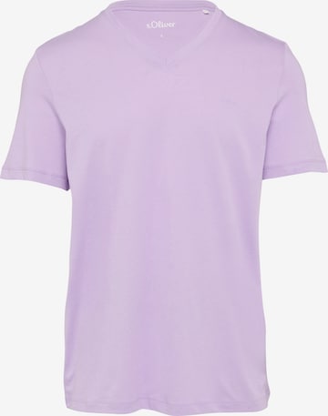 s.Oliver T-Shirt in Lila: Vorderseite