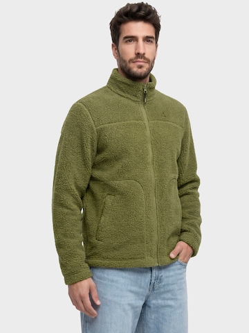 Schöffel Funktionele fleece-jas in Groen: voorkant