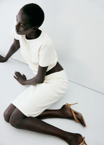 MANGO Nederdel 'XAMPANY' i beige