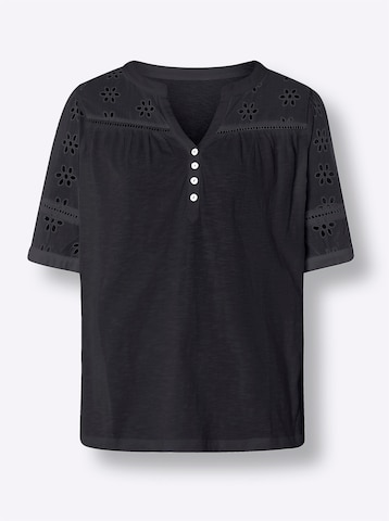 heine Bluse i sort: forside
