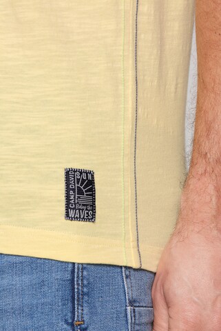 CAMP DAVID T-Shirt in Gelb