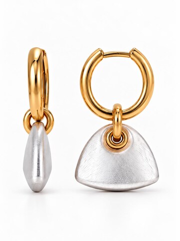 Boucles d'oreilles 'Two-Tone' LanLivia en or