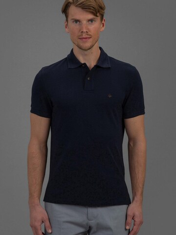Laurent Vergne Tricot 'Laurent Vergne Hugo Cotton Pique Polo - Navy' in Blauw