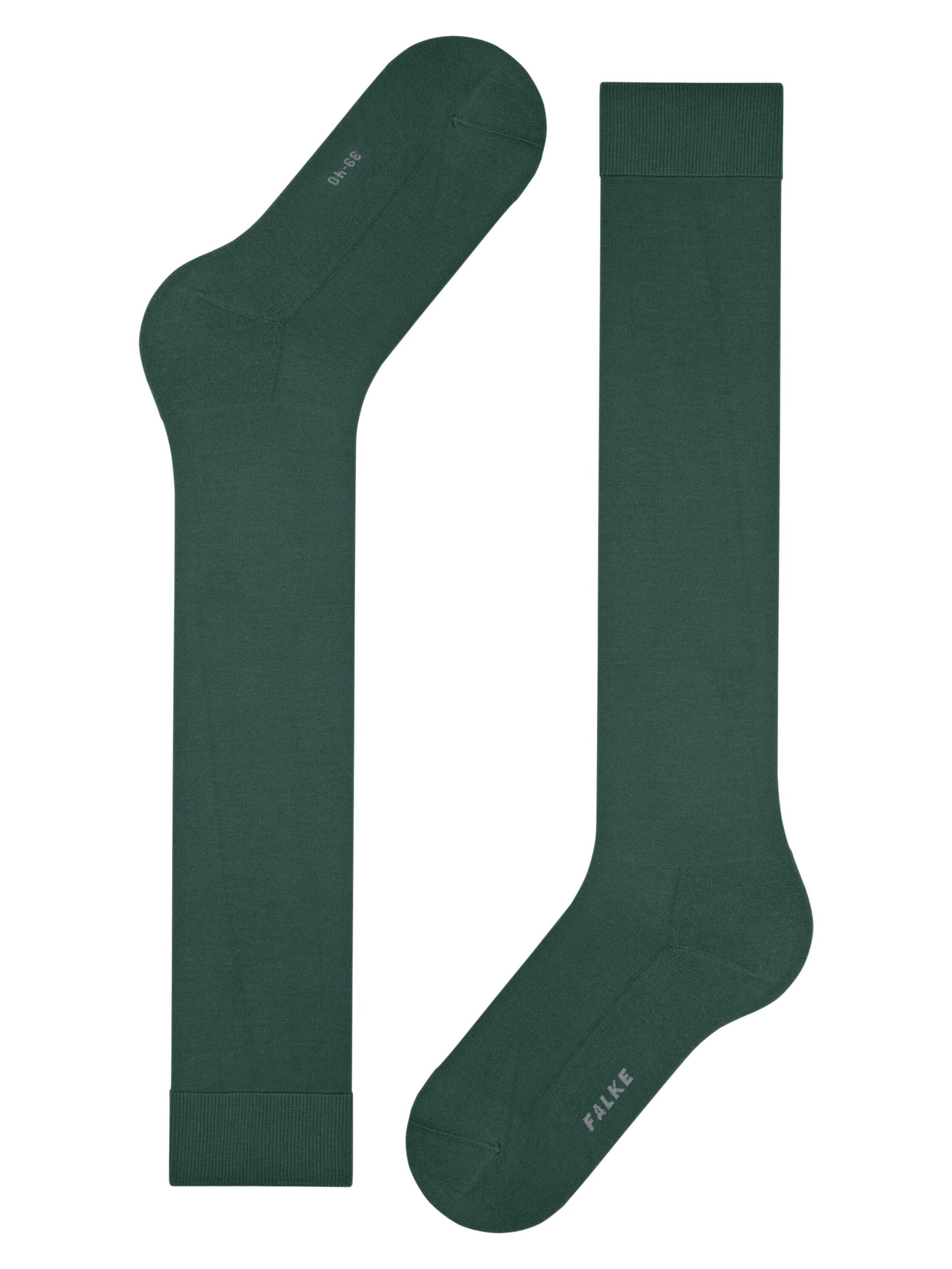 FALKE Knee High Socks 'ClimaWool' in Green