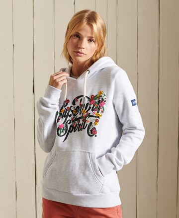 Sweat-shirt Superdry en blanc