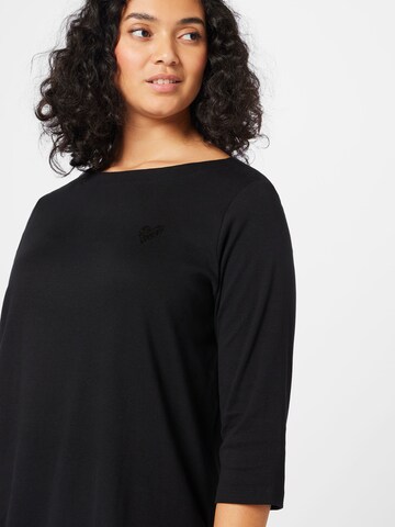 Tricou de la Tom Tailor Women + pe negru