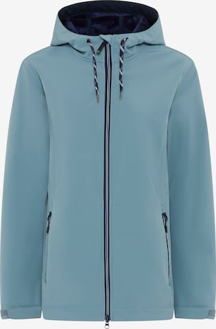 POLARINO Between-Season Jacket in Blue: front