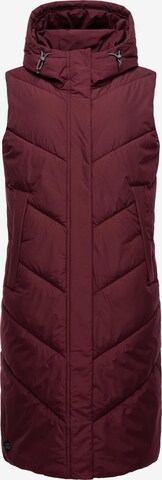 Gilet 'Suminka' Ragwear en rouge : devant