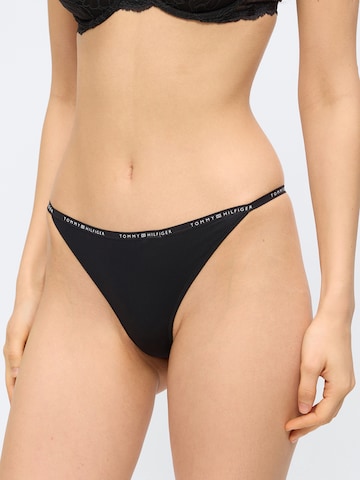 Tommy Hilfiger Underwear Στρινγκ σε μαύρο: μπροστά