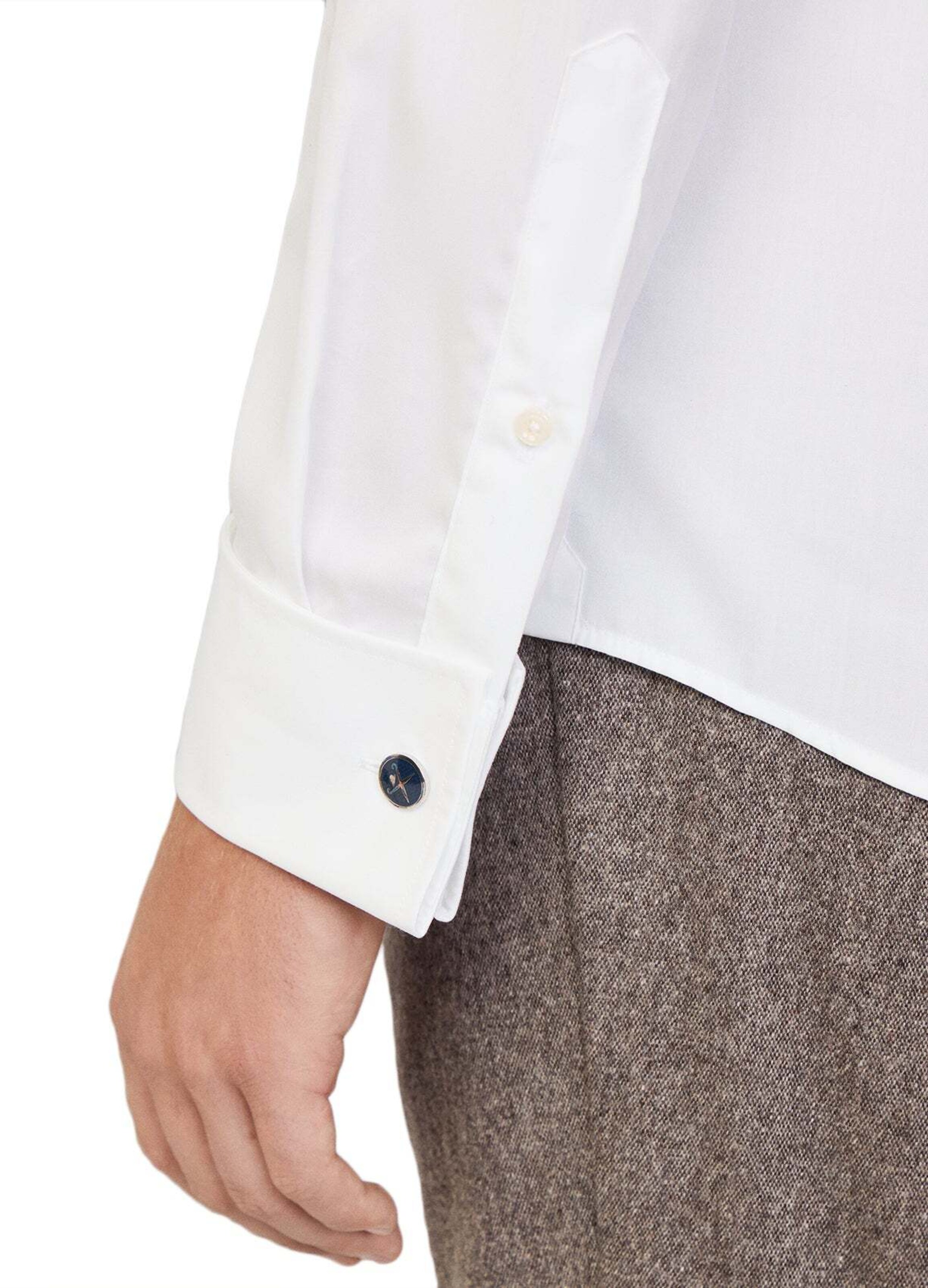 Hackett London Slim Fit Hemd in Weiß