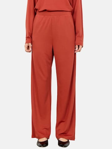 Soyaconcept Regular Broek in Rood: voorkant