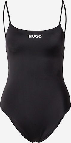 HUGO - Traje de baño en negro: frente