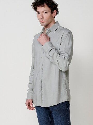 KOROSHI Regular fit Button Up Shirt in Green